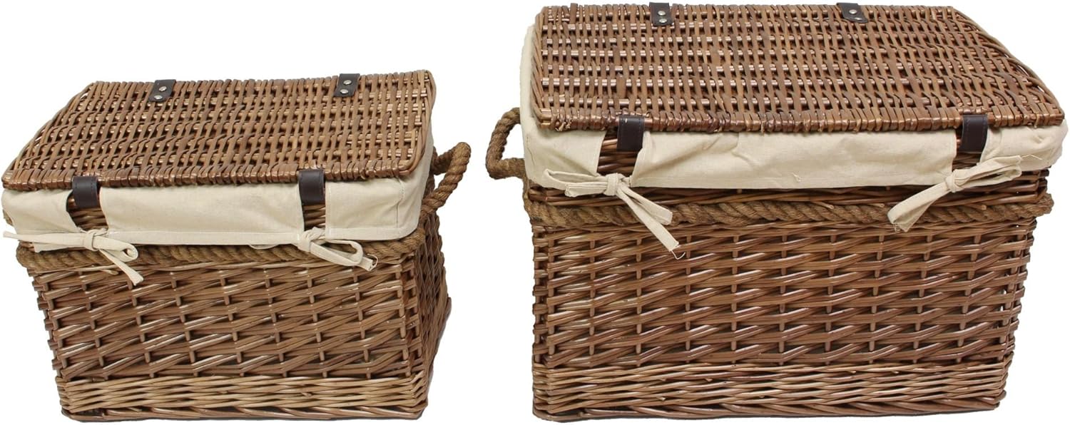 Baule in salice Set di 2
