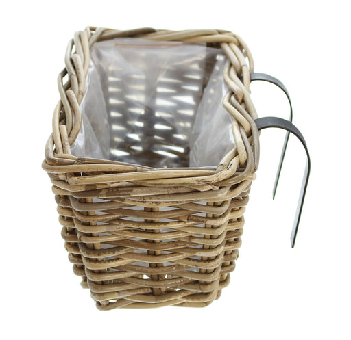 Fioriera in rattan piccola  30x18x16cm - Arredo Casa da Sogno