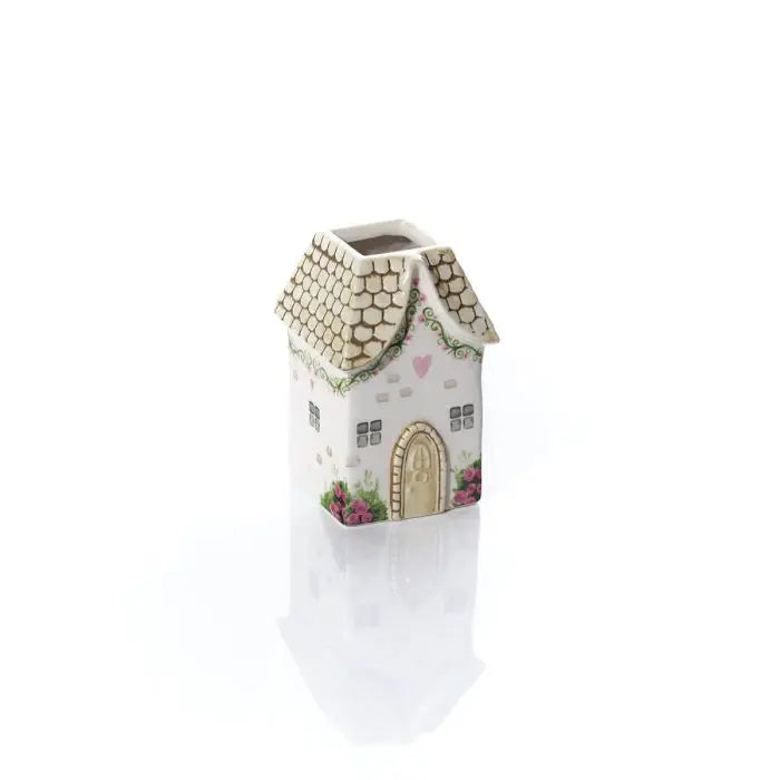 Vaso Cottage Mini in Resina 7x7x13 cm