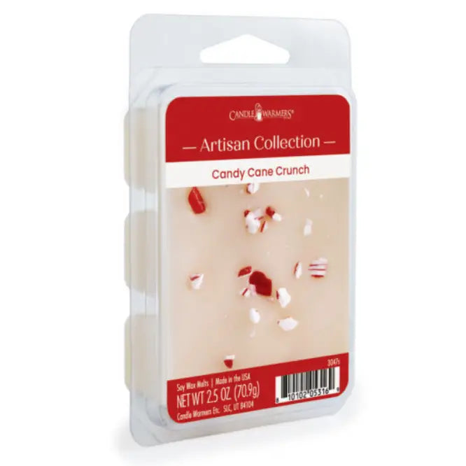 Chauffe-bougies en cire parfumée faite à la main CANDY CANE CRUNCH