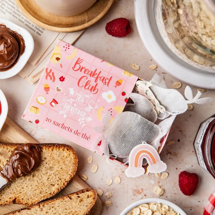 Confezione Breakfast Club - 10 bustine di tè e rooibos bio