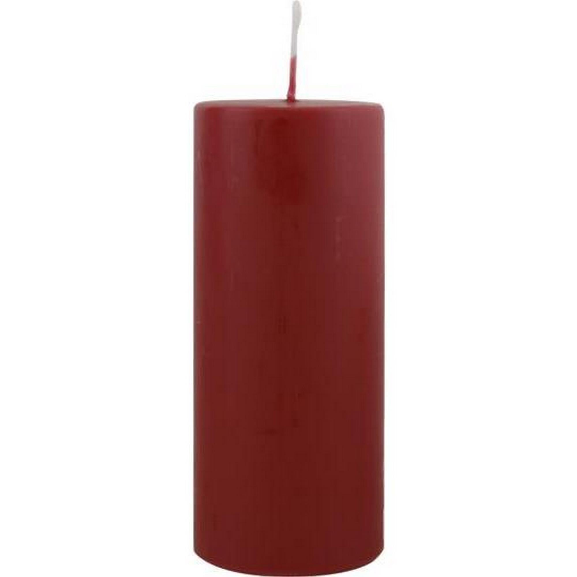 Candela In Paraffina Rosso Scuro H 15 Cm Ib Laursen - Arredo Casa da Sogno