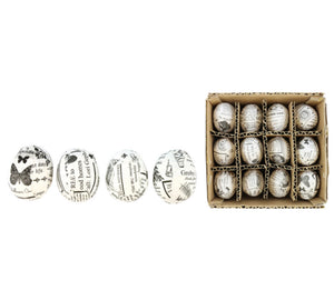 Uova decorative magazine set di 24 pezzi - Arredo Casa da Sogno
