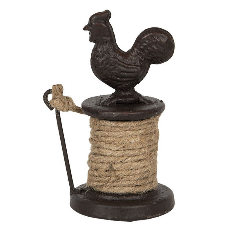 Porta gomitolo gallo 6y3804 9*7*13 cm marrone - Arredo Casa da Sogno