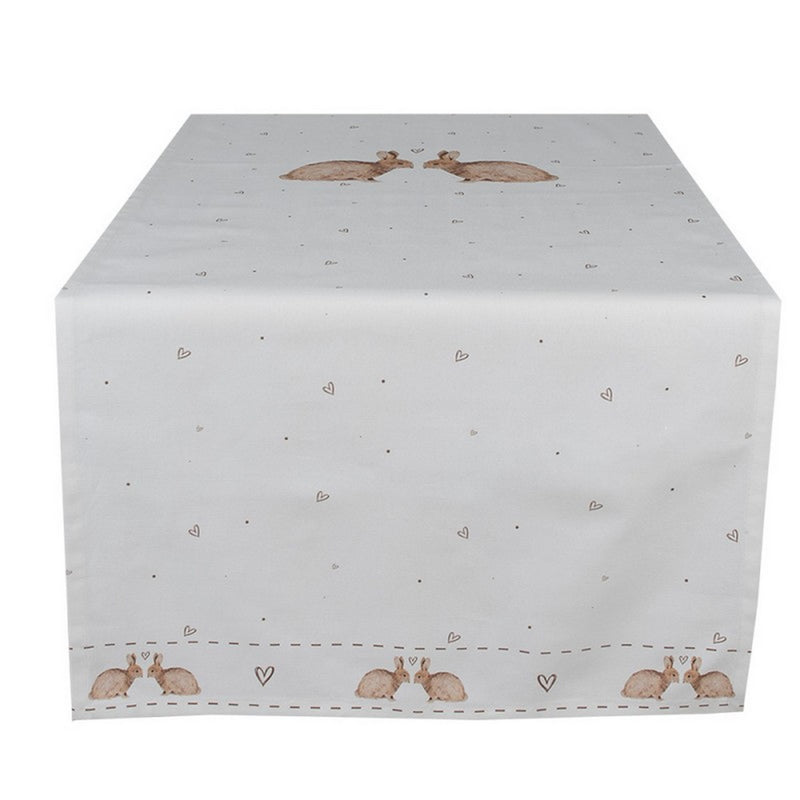 Runner in cotone bunnies in love 50x140 - Arredo Casa da Sogno