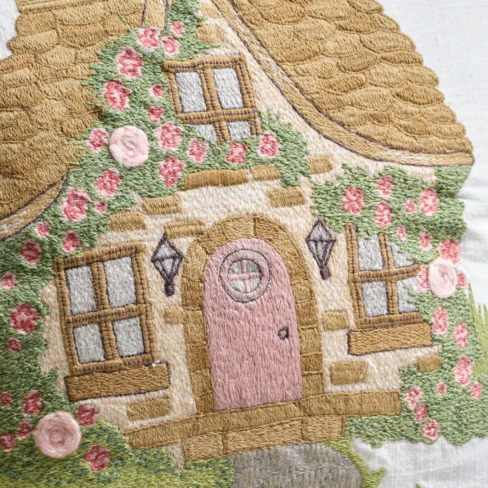 Cuscino Cottage Ricamato