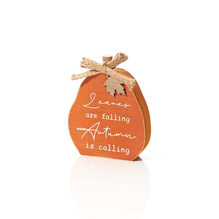 Zucca in legno Leaves