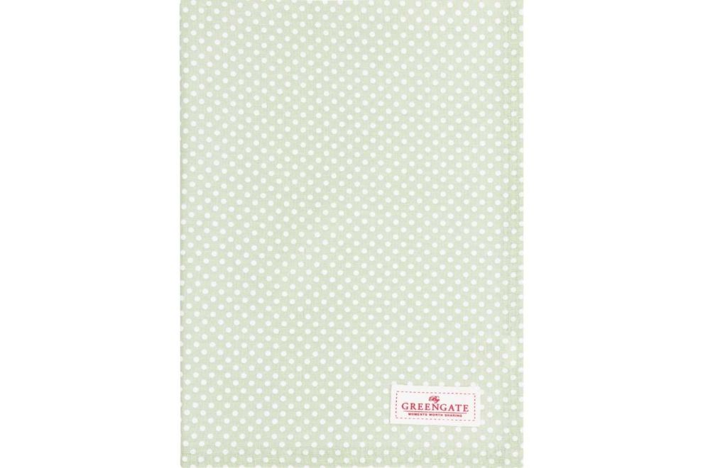 Strofinaccio Dotty Pale Green 50x70 cm – 100% Cotone GreenGate