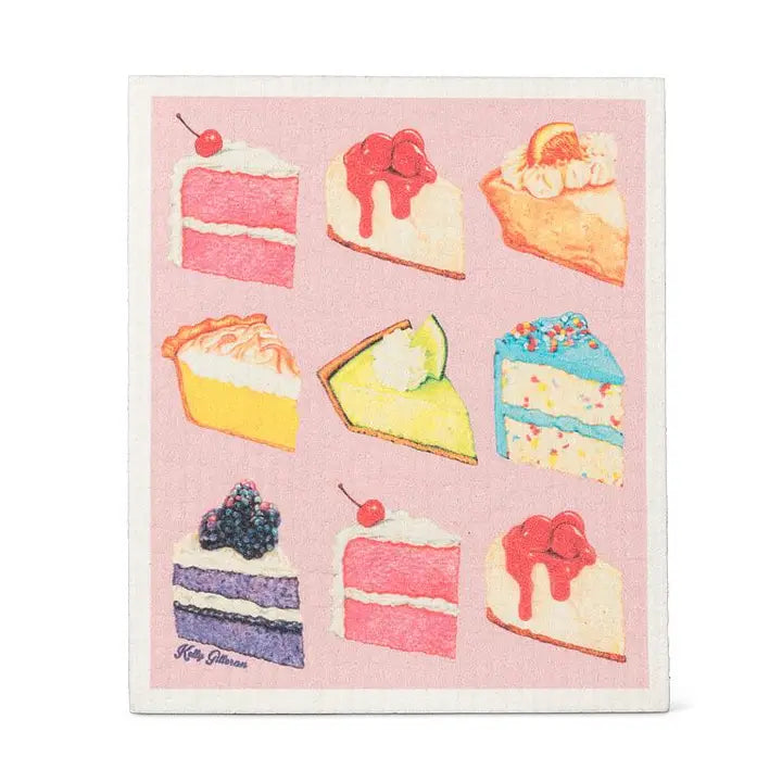 Panno svedese Cucina Dolcetti Rosa 19x17 cm
