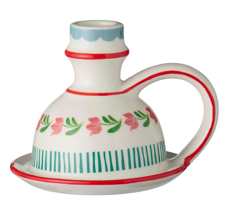 Portacandela in ceramica IB Laursen 10x11x12,5 cm