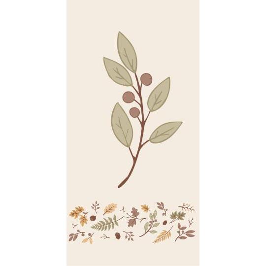 Serviettes en papier 16 pièces motif olive Ib Laursen 