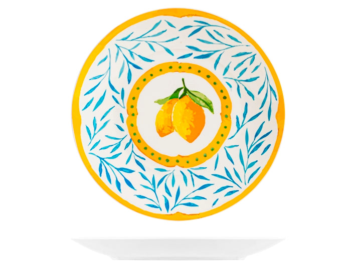 Servizio piatti 6 posti tavola Lemon in garden