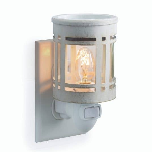 Scaldacera Elettrico da Presa Bianco Shabby – Candle Warmers