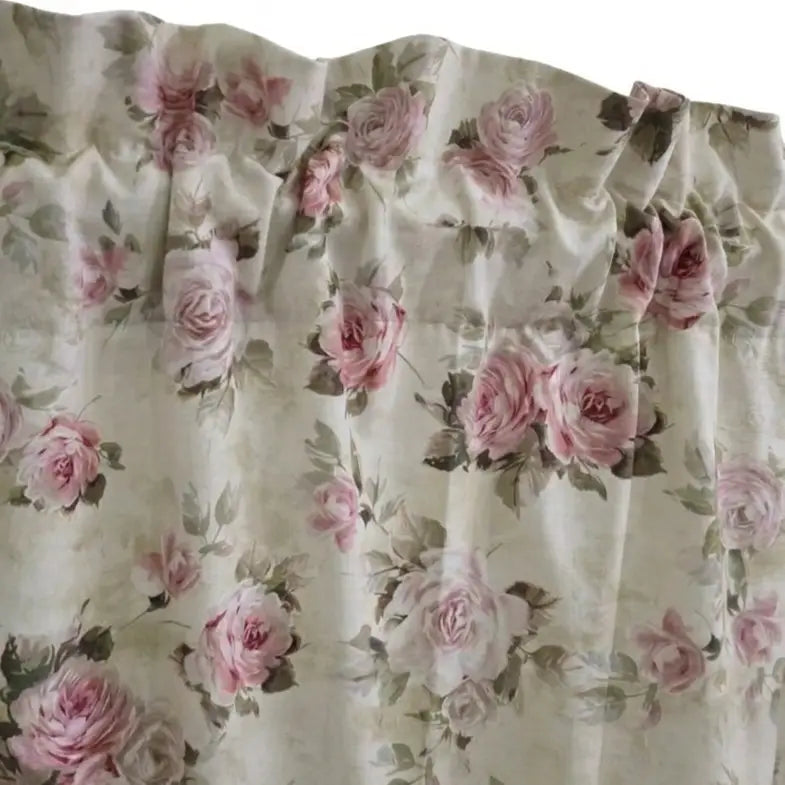 Tenda con Rose Shabby Chic in Cotone 135x290 cm