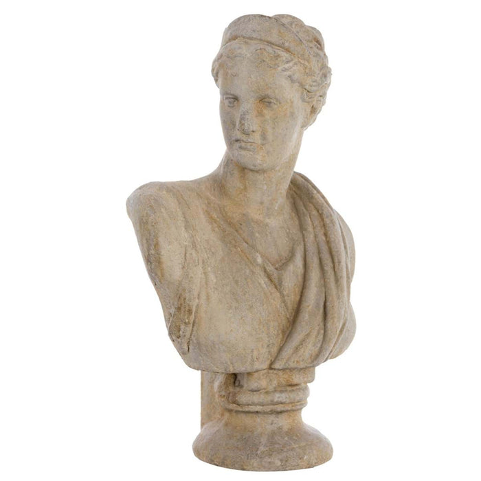 Busto Decorativo in Resina 50 cm Blanc Mariclò Stile Classico