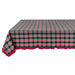 Tovaglia cerata Tartan Montana 140 x 220 cm -Blanc Mariclò