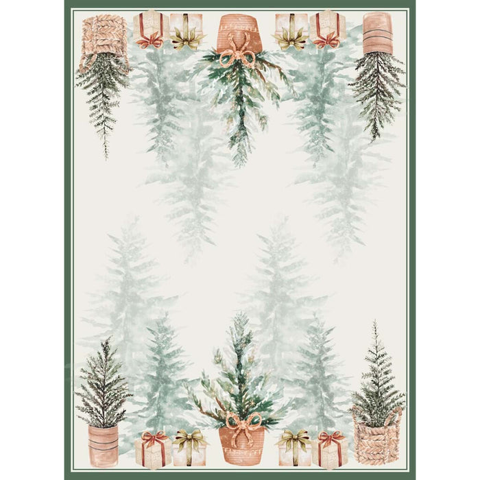 Plaid 280 gsm Winter wonderland - Blanc Mariclò