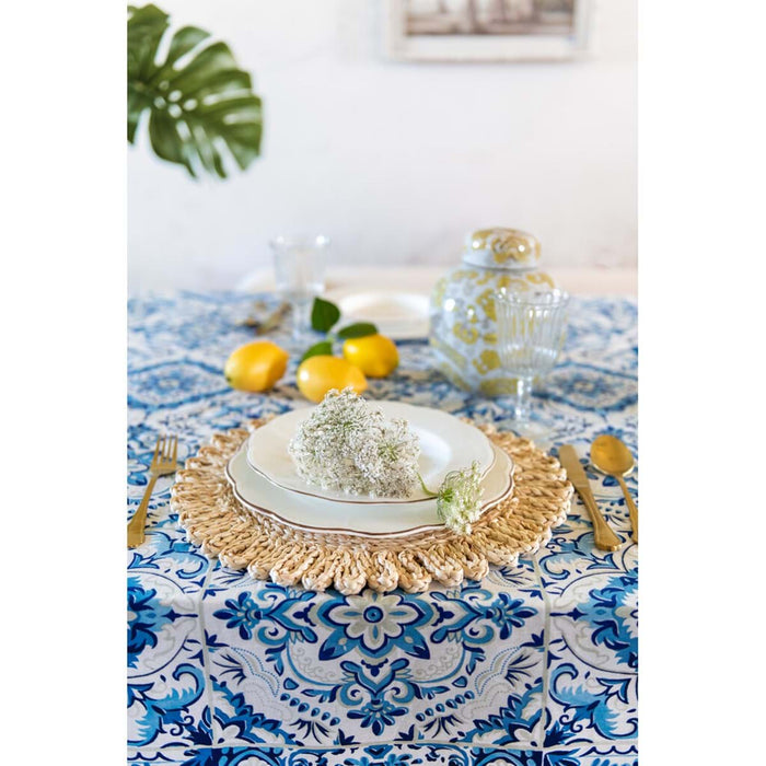 Tovaglia Ortigia 250 x 260 cm Blanc Mariclò