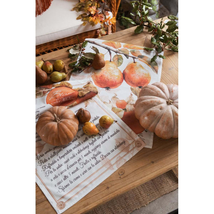 Set di 3 strofinacci Persimmon Blanc Mariclò