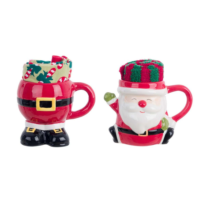 Tazza Babbo Natale con Calzini Blanc Mariclò