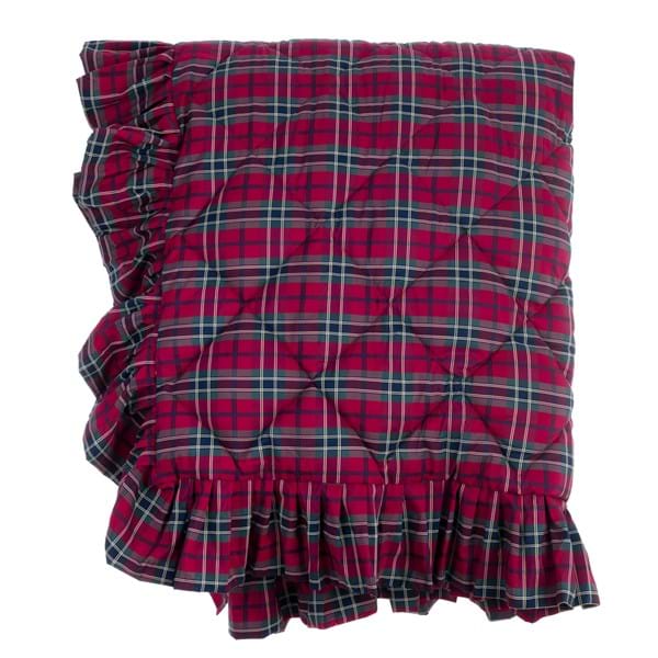 Trapunta Tartan 260x260 cm Blanc Mariclò con Federe