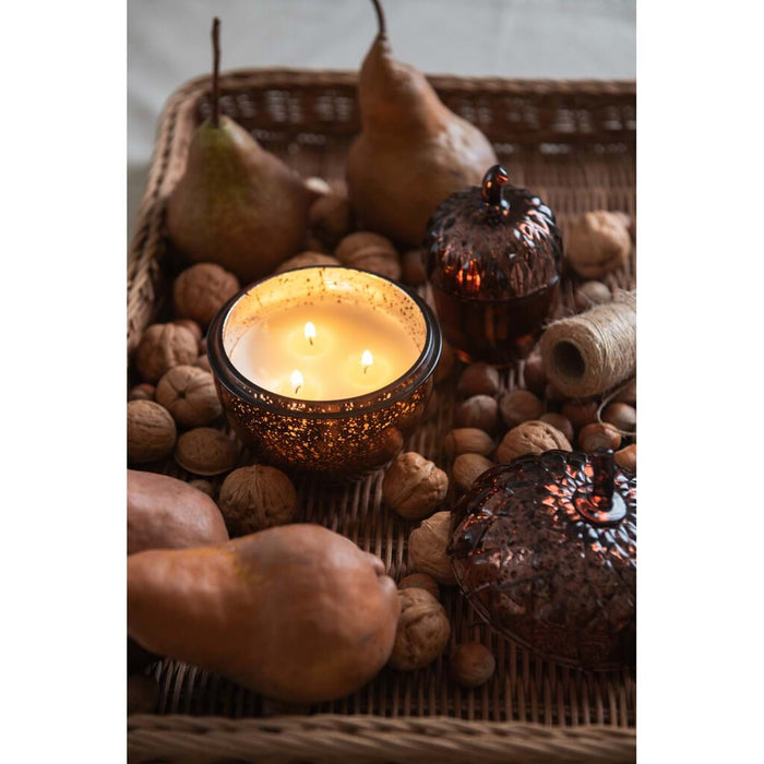 Set 2 candele pigna Blanc Mariclò