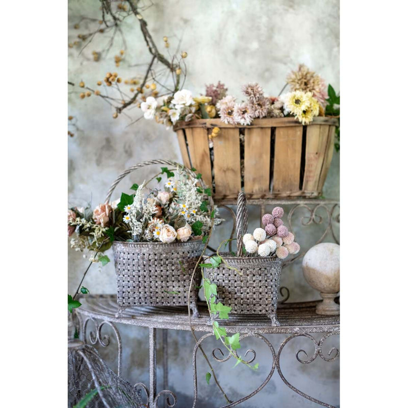 Mazzetto fiori artificiali Blanc Mariclò