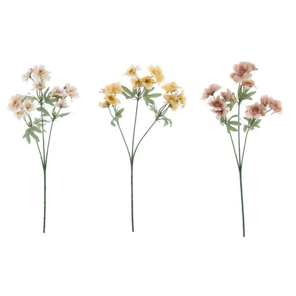 Mazzetto fiori artificiali decorativi Blanc Mariclò
