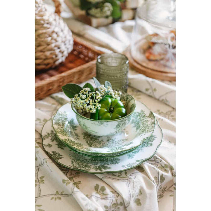 Tovaglia 140x180 cm in Cotone – Collezione Rami d’Amore Blanc Mariclò