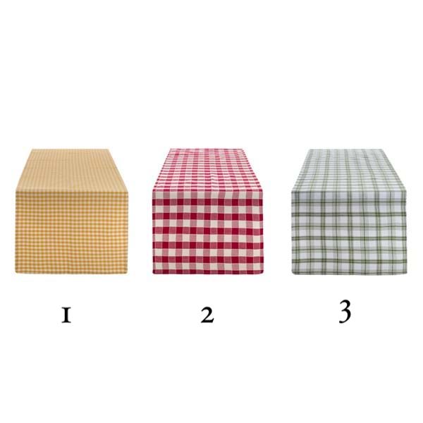 Runner Tavola 45x140 cm in Cotone – Collezione Osteria Chic Blanc Mariclò