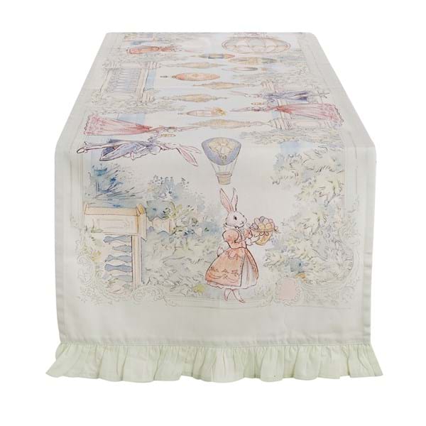 Runner Tavola 55x160 cm con Gala – Blanc Mariclò Rococo Collection