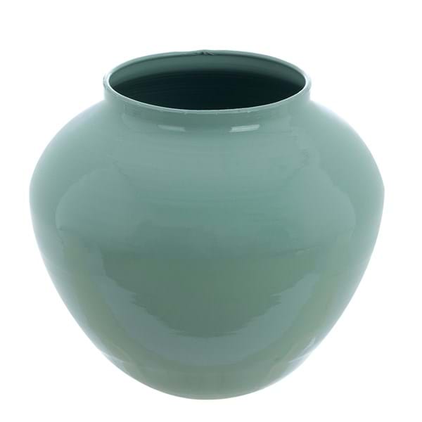 Vaso Metallo Verde Blanc Mariclò 21 cm
