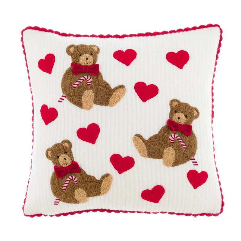Cuscino Orsetti e Cuori 40x40 cm – Blanc Mariclò