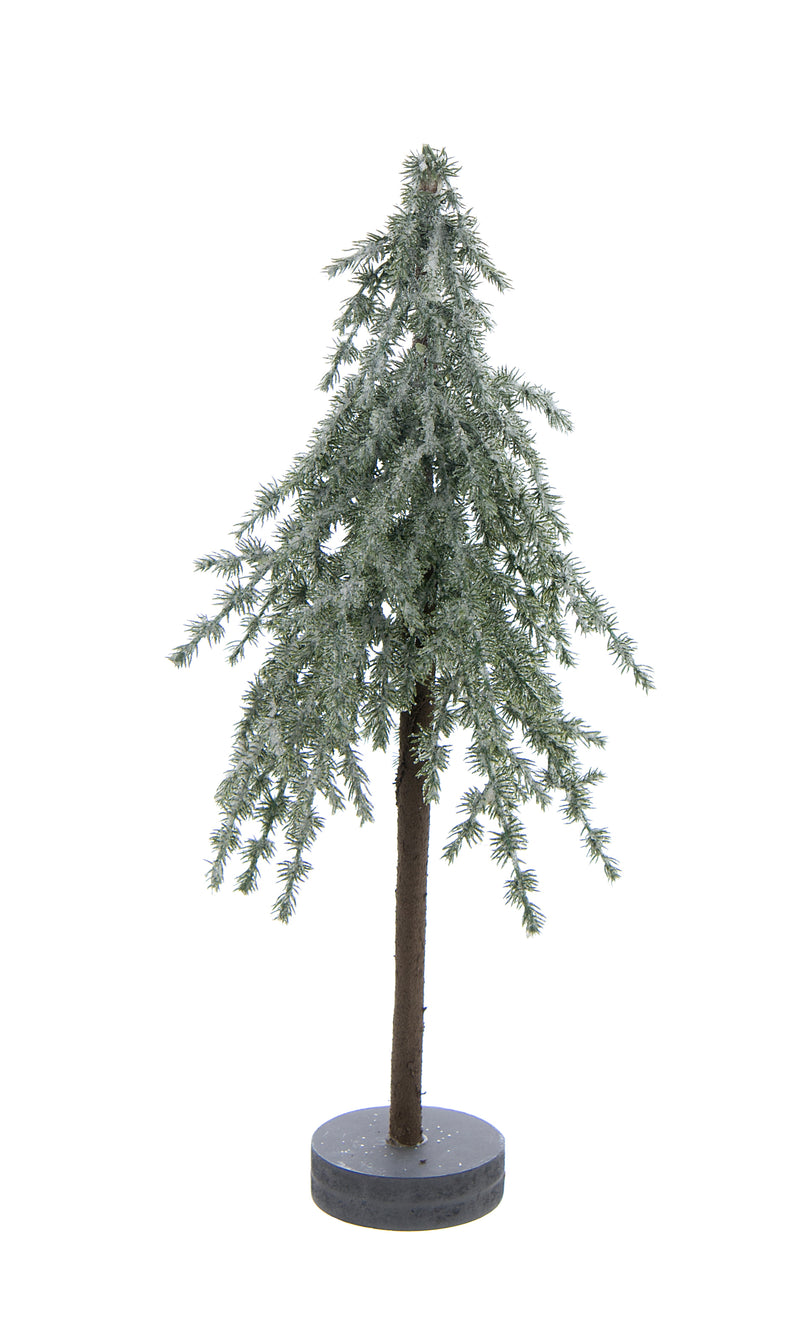 Abete Artificiale Innevato con Tronco H 60 cm – Blanc Mariclò