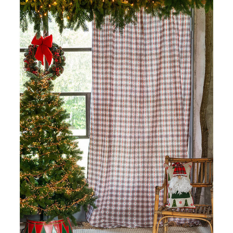 Tenda Blanc Mariclò Collezione Rifugio di Natale 150x300 cm in Cotone