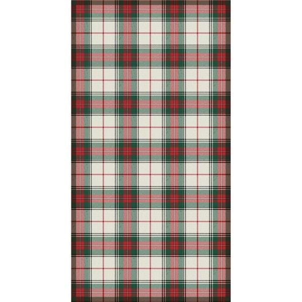 Tappeto Natalizio Tartan 74x140 cm Blanc Mariclò