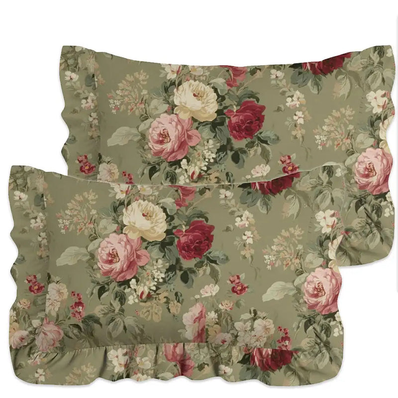 Set Copriguanciali con Gala Rosa Royale Blanc MariClo 50x80 cm