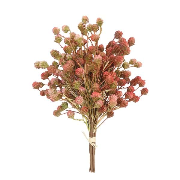 Mazzetto Fiori Artificiali Vintage Blanc Mariclò H 43 cm
