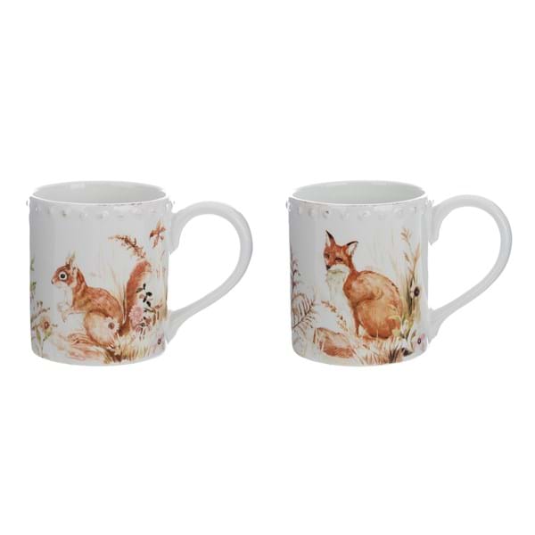 Set 2 Mug Scoiattolo e Volpe Blanc Mariclò