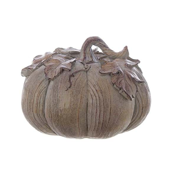 Zucca in Resina Octavia Blanc Mariclò 17x17x12 cm