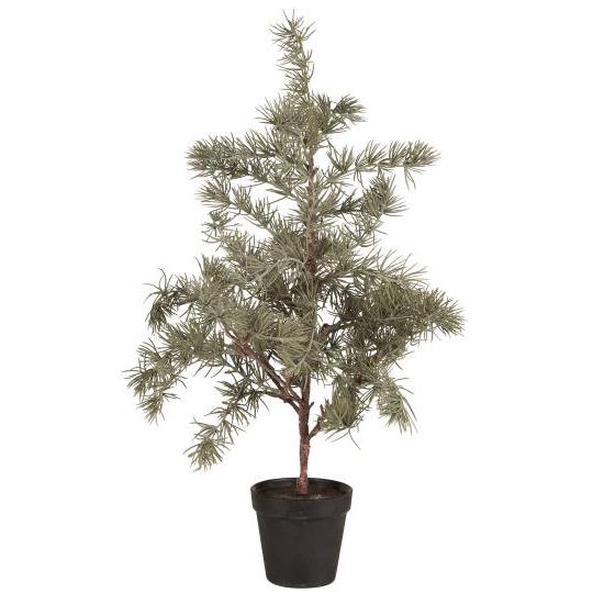 Albero di cedro artificiale in vaso di plastica -Ib Laursen