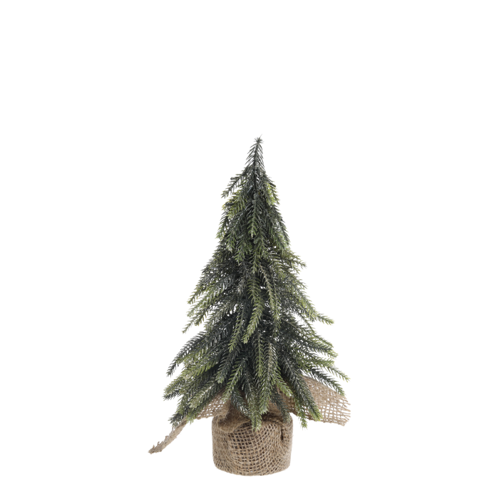 Albero di pino con glitter H 27 cm -Chic Antique