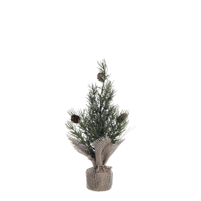 Pine tree with pine cones H 25 cm -Chic Antique