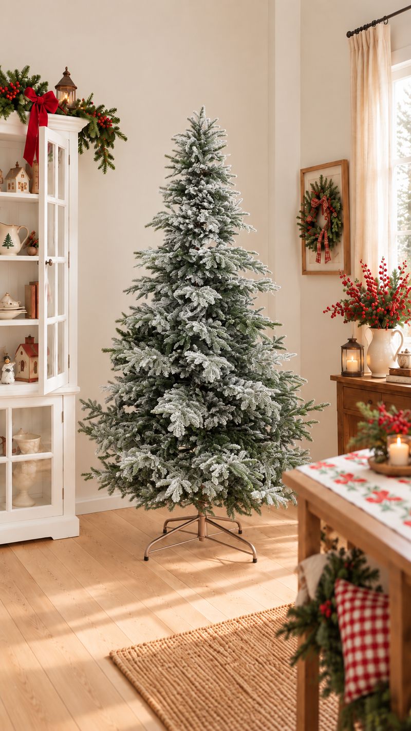 Albero di Natale Rockefeller Innevato 210 cm – Salvatore Izzo PREORDINE