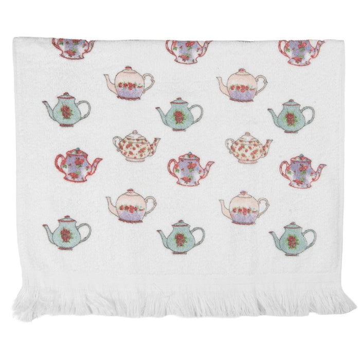 Canovaccio morbido Clayre & Eef 40x66 cm Bianco