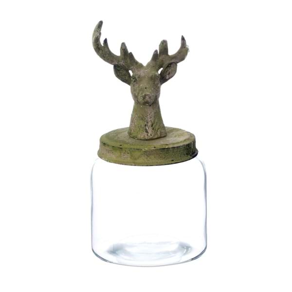 Barattolo decorativo con coperchio Selva Antica Blanc Mariclò