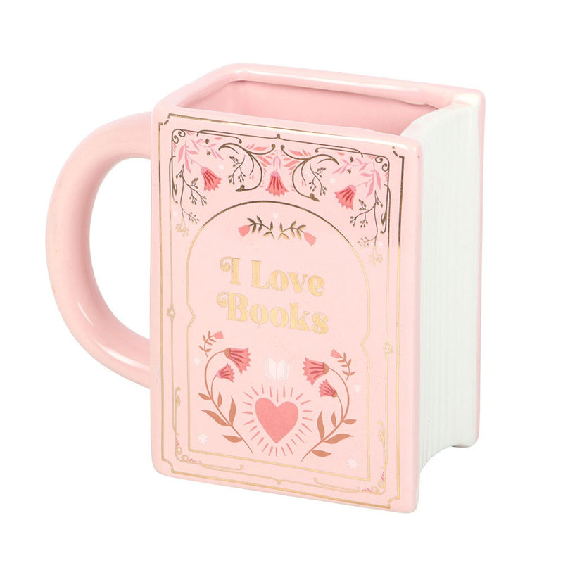 Tazza Rosa a forma di Libro