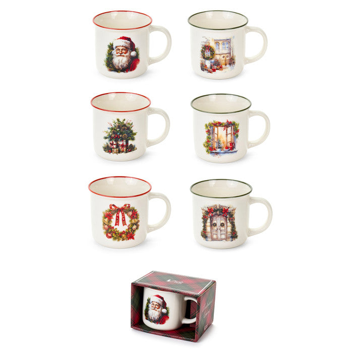 Tazza Christmas coming Nuvole di Stoffa
