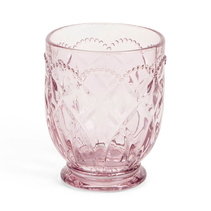 Set 6 Bicchieri in Vetro Rosa – Nuvole di Stoffa