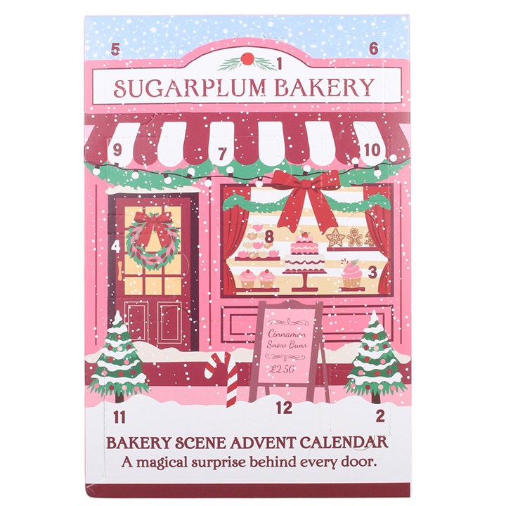 Calendario dell’Avvento 12 Giorni con Mini Decorazioni Bakery